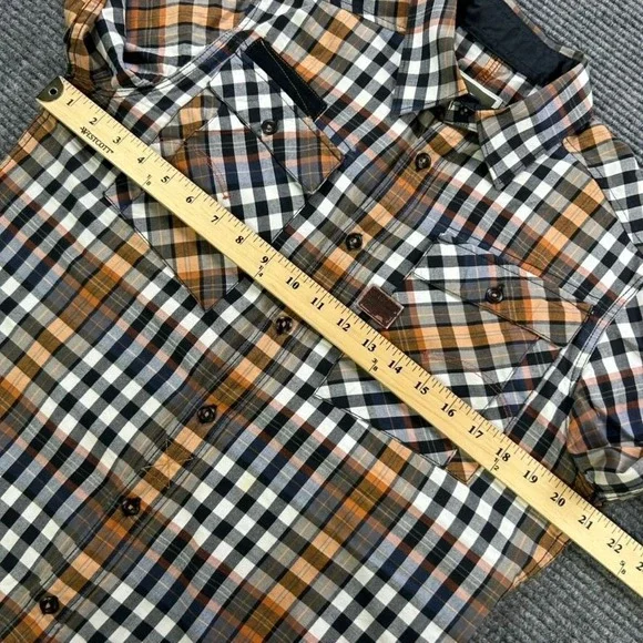 G-Star Raw Aero Phantom Check Plaid Long Sleeve Button Up Shirt Mens Medium - Picture 13 of 16